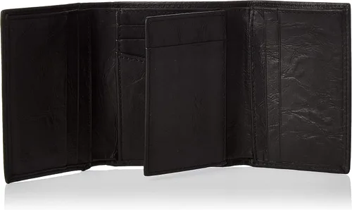 Vista 5 de Fossil Cartera triple de cuero para hombre