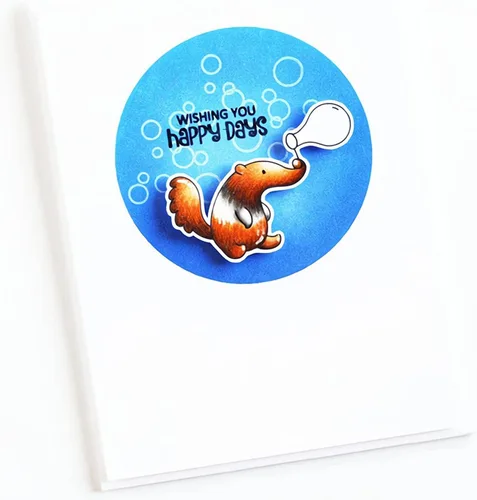 Vista 6 de Manis pentadactyla - Juego de sellos y troqueles transparentes para hacer tarjetas, plantillas de corte para álbumes de recortes, álbum de fotos
