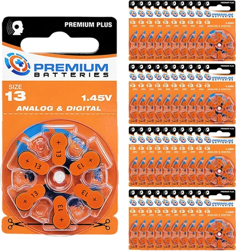 Vista 36 de Pilas Premium para audífonos, tamaño 10, 1.45V, con pestaña amarilla (6 pilas)