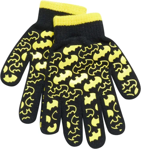 Vista 5 de DC Comics Conjunto de 2 pares de guantes o manoplas de invierno de Batman para niños (niños pequeños)