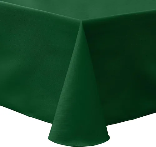 Vista 13 de ULTIMATE TEXTILE Mantel ovalado de sarga de polialgodón (72.0 x 118.1 in), color blanco