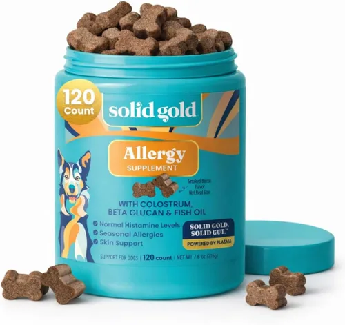 Vista 10 de Masticables de oro sólido para alergias para perros para picazón en la piel