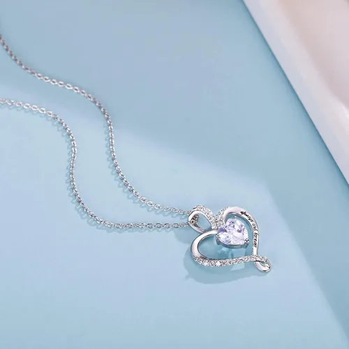 Vista 3 de Collares de corazón para mujer