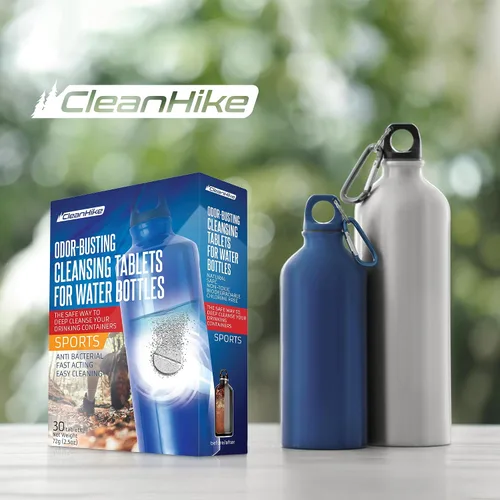 Vista 8 de CleanHike Tabletas de Limpieza para Botellas de Vaso - Ingredientes Completamente Naturales, Excelentes para Todos los Envases de Acero Inoxidable