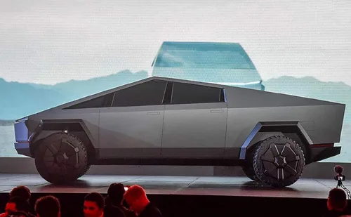 Vista 8 de Silbato cibernético Tesla silbato en forma de camión de metal de acero inoxidable