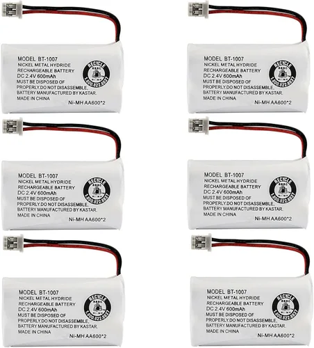 Vista 8 de Kastar Paquete de 1 batería de repuesto BT-1007 para Panasonic HHR-P506, HHR-P506A, HHR-P506A1B, KX-TGA400B, KX-TGA420B, PQHHR150AAZ1, PQHHR150AA21