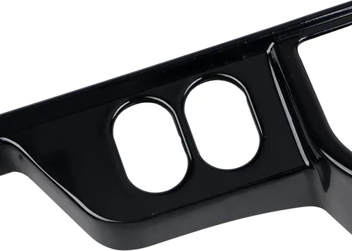 Vista 5 de (Marco de aleación de zinc) Kit de cubierta de panel de tablero de interruptor de carenado para Harley Electra Glide Street Glide FLHX FLHT y Negro