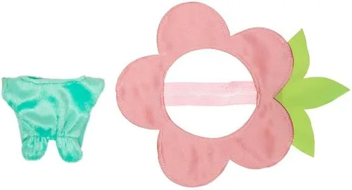 Vista 3 de Distroller - Bonito vestido de disfraz de flores de primavera con máscara de pétalos para muñeca de bebé recién nacido Ksimerito