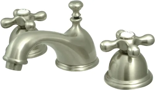 Vista 7 de Kingston Brass KS3967AX - Grifo de baño extendido de 8 pulgadas, latón cepillado