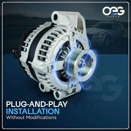 Vista 8 de OEG Parts Nuevo Alternador Compatible con Hyundai Accent L4 1.6L 2012-2017, Veloster 1.6L Naturalmente Aspirado 2012-2017 37300-2B300, 37300-2B500