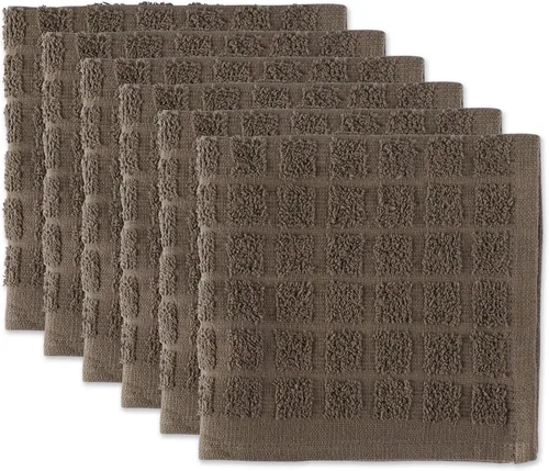 Vista 14 de DII Basic Terry Collection - Juego de paños de cocina sólidos para ventana, 12 x 12, aguacate, 6