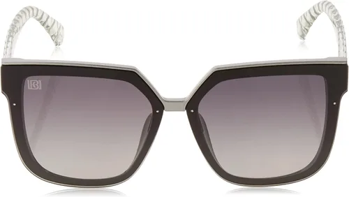 Vista 2 de LAUNDRY BY SHELLI SEGAL LD323 Gafas de sol cuadradas geométricas de gran tamaño para mujer con 100% protección UV. Regalos elegantes para ella