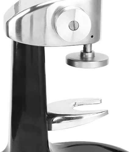 Vista 7 de Fdit Manipulación de café manual de acero inoxidable Tamper dinamométrico de café negro con base de apisonamiento para cafetería hogar