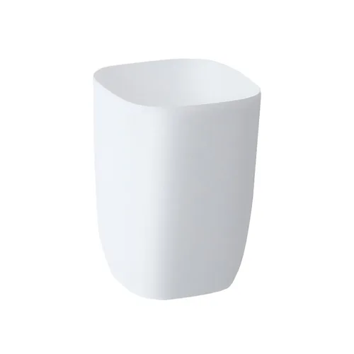 Vista 10 de Cubo de Basura para Baño, Cubo de Basura Rectangular de Plástico con Soporte para Forro de Basura para Dormitorio, Sala de Estar, Pequeña Cesta