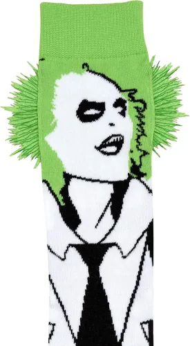 Vista 3 de Hyp Beetlejuice - Calcetines para hombre con pelo adornado