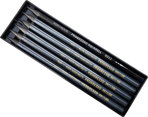 Vista 3 de KOH-I-NOOR Progresso Woodless Graphite Pencil Set (Set of 6)