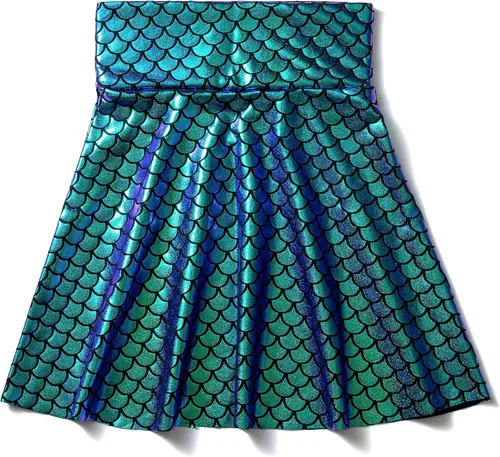 Vista 2 de Vestido de sirena para niñas, traje de cumpleaños de sirena, tutú de sirena para niñas
