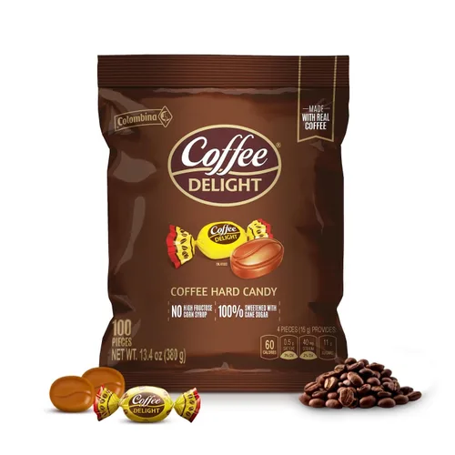 Vista 10 de Colombina Dulces de café 100% Colombiano, caramelo macizo de café