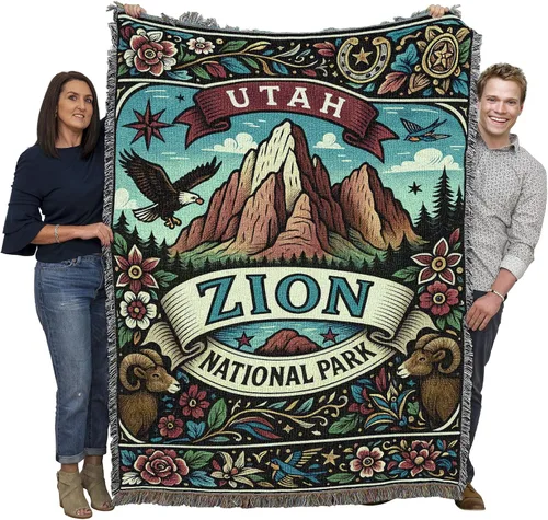 Vista 38 de Pure Country Weavers Manta del Parque Nacional Acadia, manta de tapiz de algodón para regalo, fabricada en los Estados Unidos, 72 x 54 pulgadas