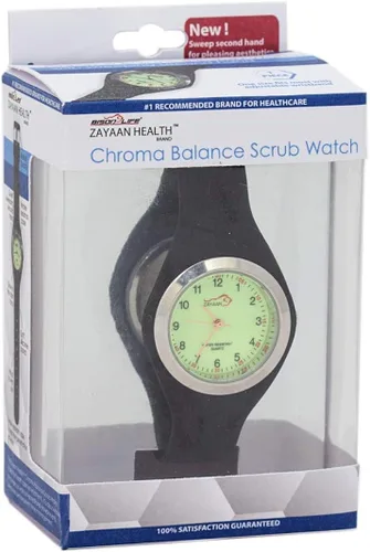 Vista 6 de Zayaan Health Scrub Wear Chroma Balance - Reloj médico, resistente al agua, Adulto
