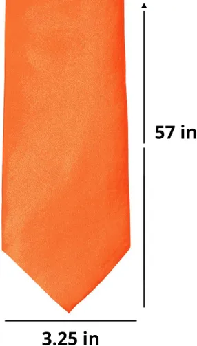 Vista 81 de tiemart Corbata de color sólido para hombre Longitud estándar