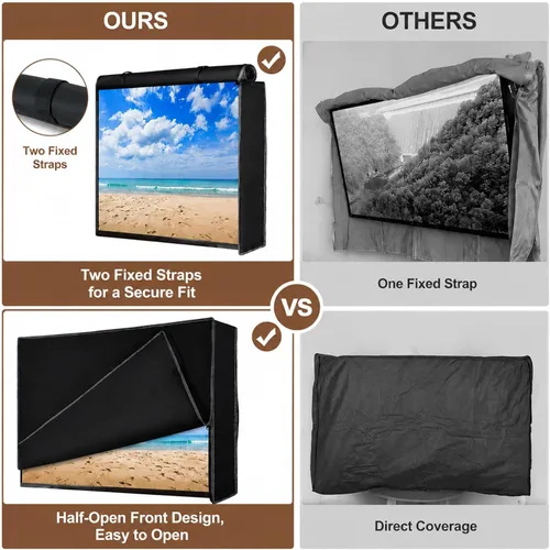 Vista 6 de TV Cover Compatible with LG UHD Series 55UM7300PUA