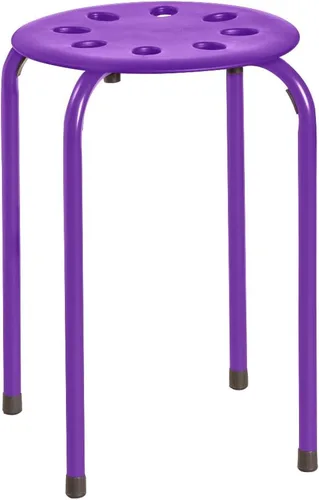 Vista 12 de Norwood Muebles Comerciales Taburetes Apilables para Niños y Adultos, 17.75" Altura Estándar Taburetes Portátiles Anidables de Oficina y Aula