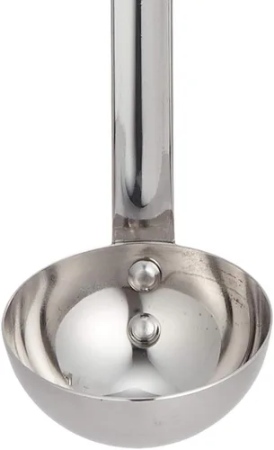 Vista 3 de Tamakodo BLC37020 - Cucharón para sopa, 0.7 fl oz (20 cc), acero inoxidable 18-8, plata japonesa