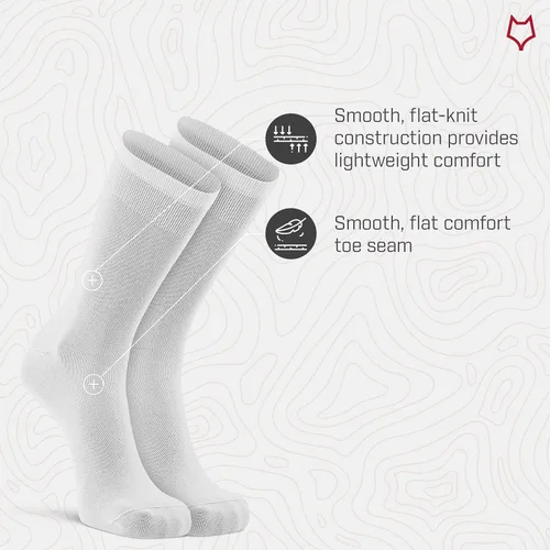 Vista 3 de Calcetines altos ultraligeros para actividades en el exterior, con tecnología Wick Dry, de la marca Fox River