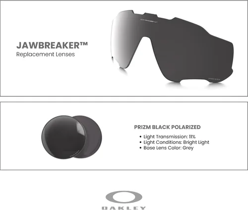 Vista 3 de OAKLEY Original Jawbreaker Replacement Lenses For Men For Women+ Bundle Microfiber Pouch -FRAMES NOT INCLUDED