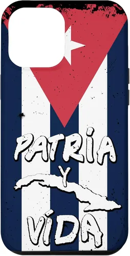 Vista 26 de Patria y Vida Cuban Flag Cuba Roots - Carcasa para iPhone 17, color negro