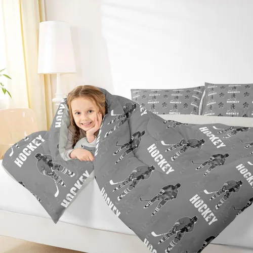 Vista 33 de Homewish Juego de edredón de juegos deportivos de pelota, tamaño twin, juego de ropa de cama de béisbol y baloncesto, 2 piezas para niños