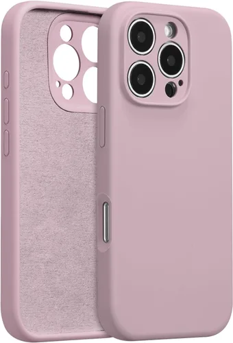 Vista 86 de Funda de silicona para iPhone Air, con [protección completa de la cámara] [forro de microfibra suave antiarañazos], funda de silicona líquida ultra