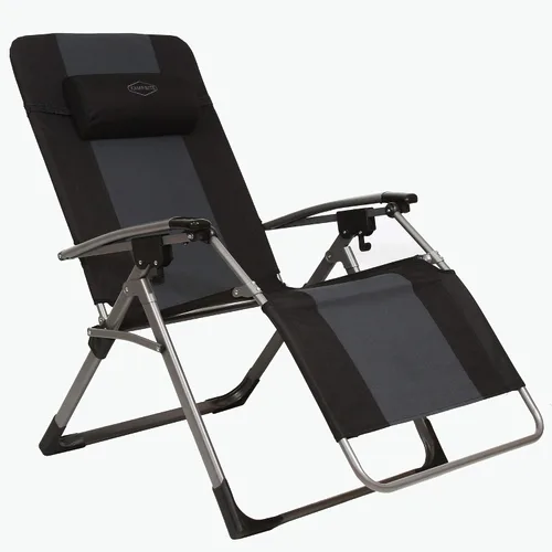 Vista 10 de Kamp-Rite Silla de césped de playa reclinable plegable para exteriores con Azul