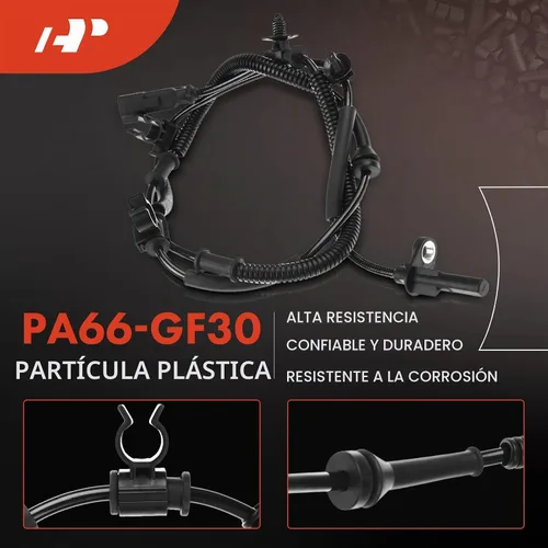 Vista 4 de A-Premium Sensor de velocidad de rueda ABS trasero izquierdo