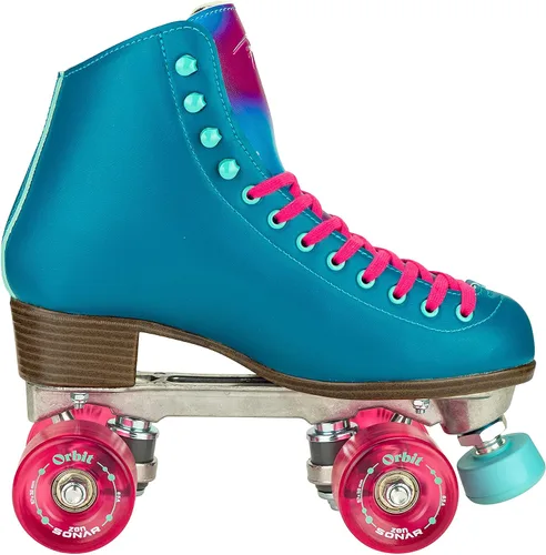 Vista 6 de Riedell Orbit Roller Skate - Patín de cuatro ruedas para exteriores para mujer