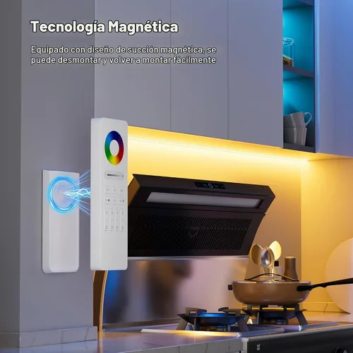Vista 3 de PAUTIX Matter Kit de controlador LED WiFi ML5 compatible con Tuya APP/Homekit/Smart Life/Alexa/Google Home/Siri, DC12-48V regulable con control