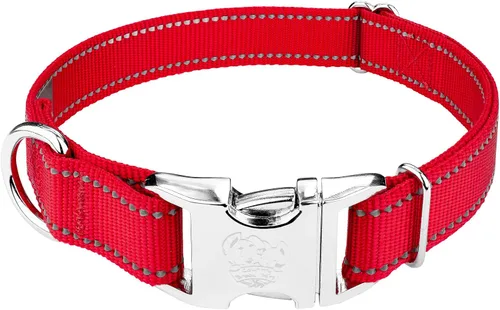 Vista 10 de Country Brook Petz - Collar para perro de nailon reflectante negro de alta calidad, pequeño