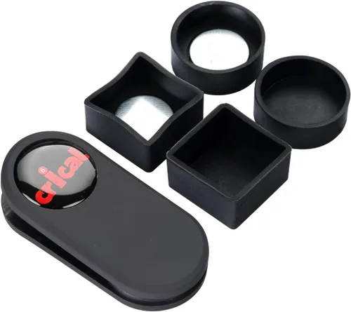 Vista 12 de CRICAL Pool Cue Chalk Holder Magnetic Pool Chalk Holder Portable Billiard Holder Round