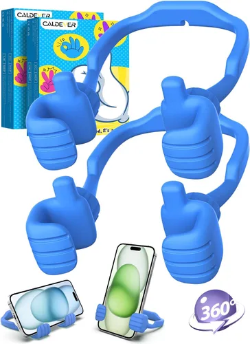 Vista 18 de Rellenos de calcetín para adolescentes, niñas, niños, adultos Soporte para teléfono celular: SOPORTE DE TELEFONO CELULAR PEREZOSO CON PULGAR HACIA
