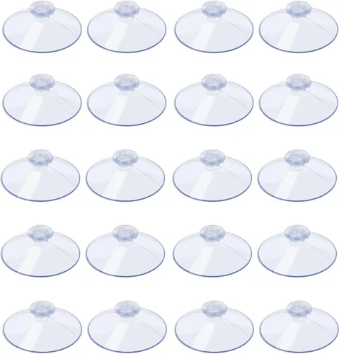 Vista 8 de Aquaneat - 20 paquetes de ventosas de succión con almohadillas transparentes de 0.8 pulgadas sin ganchos para la organización y decoración del hogar