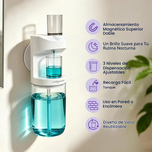 Vista 7 de ZOFGENOW Dispensador automático de enjuague bucal, sin contacto, 3 niveles
