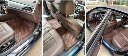 Vista 5 de JONGIA Alfombrillas de automóvil compatibles con BMW, Mercedes-Benz, Toyota, Lexus, Honda, Hyundai, Kia, Jeep, Jaguar, Mazda, Nissan, Ford, Tesla