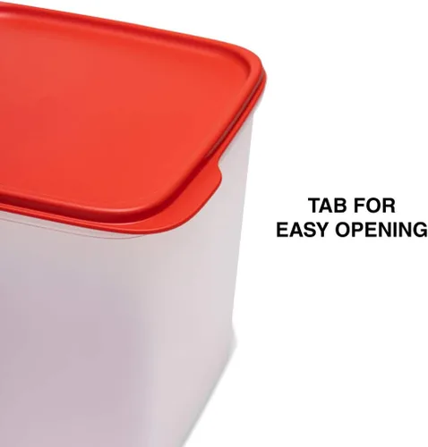Vista 2 de Tupperware Contenedor cuadrado Smart Saver, 3,9 litros, el color puede variar