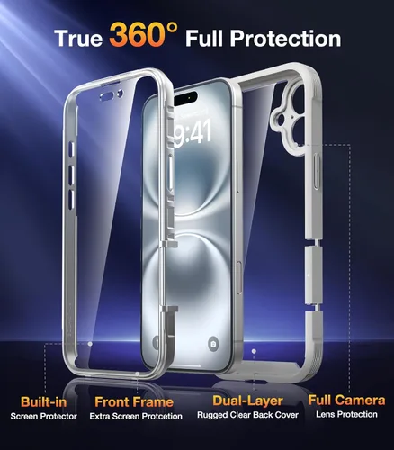 Vista 842 de DIACLARA - Funda transparente compatible con iPhone XR 6.1 pulgadas 2018