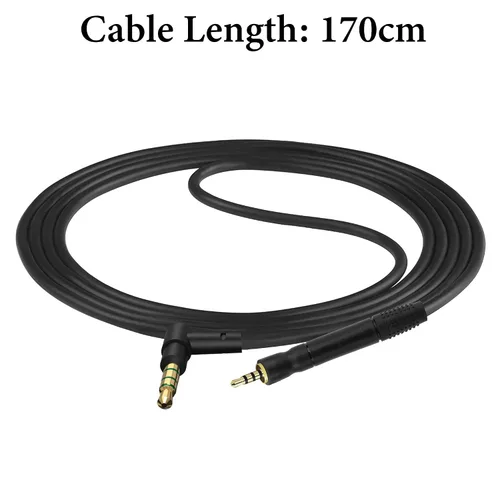 Vista 2 de GEEKRIA Cable de audio compatible con auriculares Sennheiser Game One, Game Zero, PC 373D, GSP 350, GSP 500, auriculares GSP 600, cable estéreo