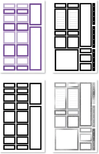 Vista 8 de Rongrong Calcomanías de planificador arcoíris para planificadores, calendarios, diarios y proyectos, calidad prémium dibujadas a mano que transforma