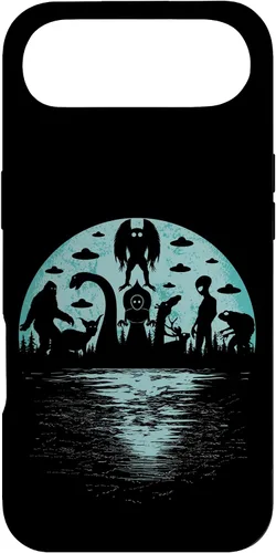 Vista 27 de Bigfoot Nessie Mothman and Aliens Cryptid Ovnis Cryptozoology - Carcasa para iPhone 17