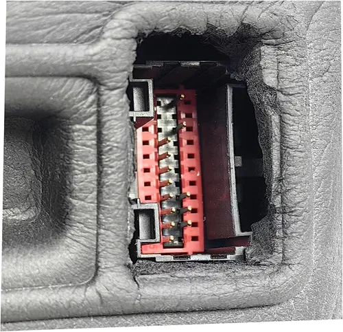 Vista 9 de Reemplazo de espejo retrovisor del lado del conductor izquierdo con cubierta texturizada, plegable manual con intermitente y ajuste eléctrico