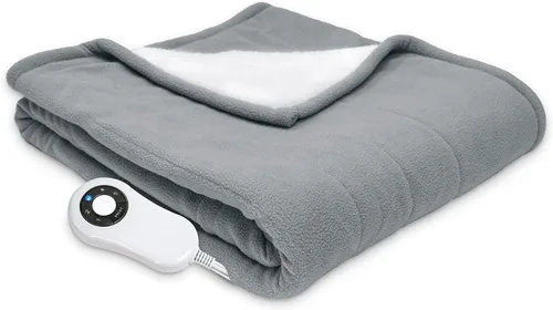 Vista 6 de Manta térmica, manta eléctrica reversible de sherpa, F&S